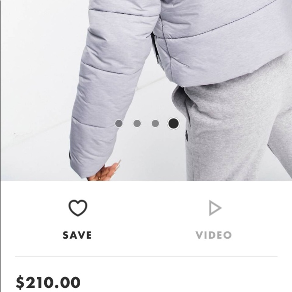 NWOT The North Face Saikuru cropped jacket in gray - Exclusive to ASOS - Picture 6 of 16